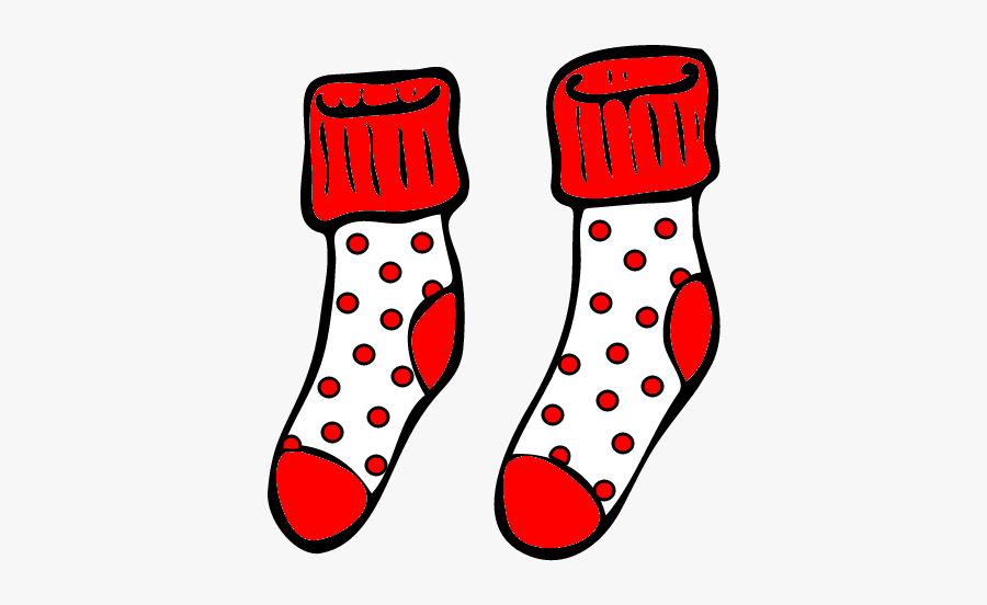 Winter Socks Clipart - Transparent Background Socks Clipart, Transparent Clipart