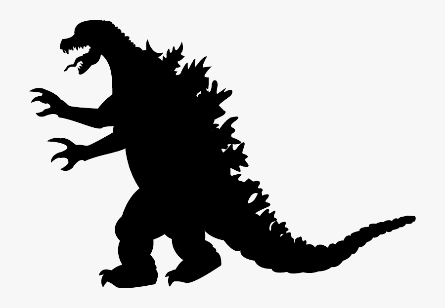 Godzilla Clip Art Silhouette Image - Godzilla Clipart, Transparent Clipart