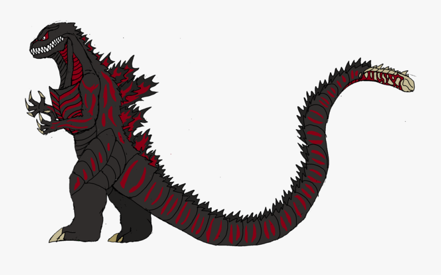 Drawn Godzilla Cute - Shin Godzilla Godzilla Coloring Pages, Transparent Clipart