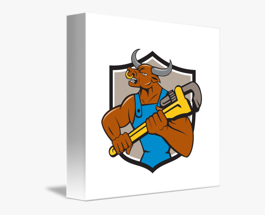 Clip Art Plumber Cartoon - Illustration, Transparent Clipart