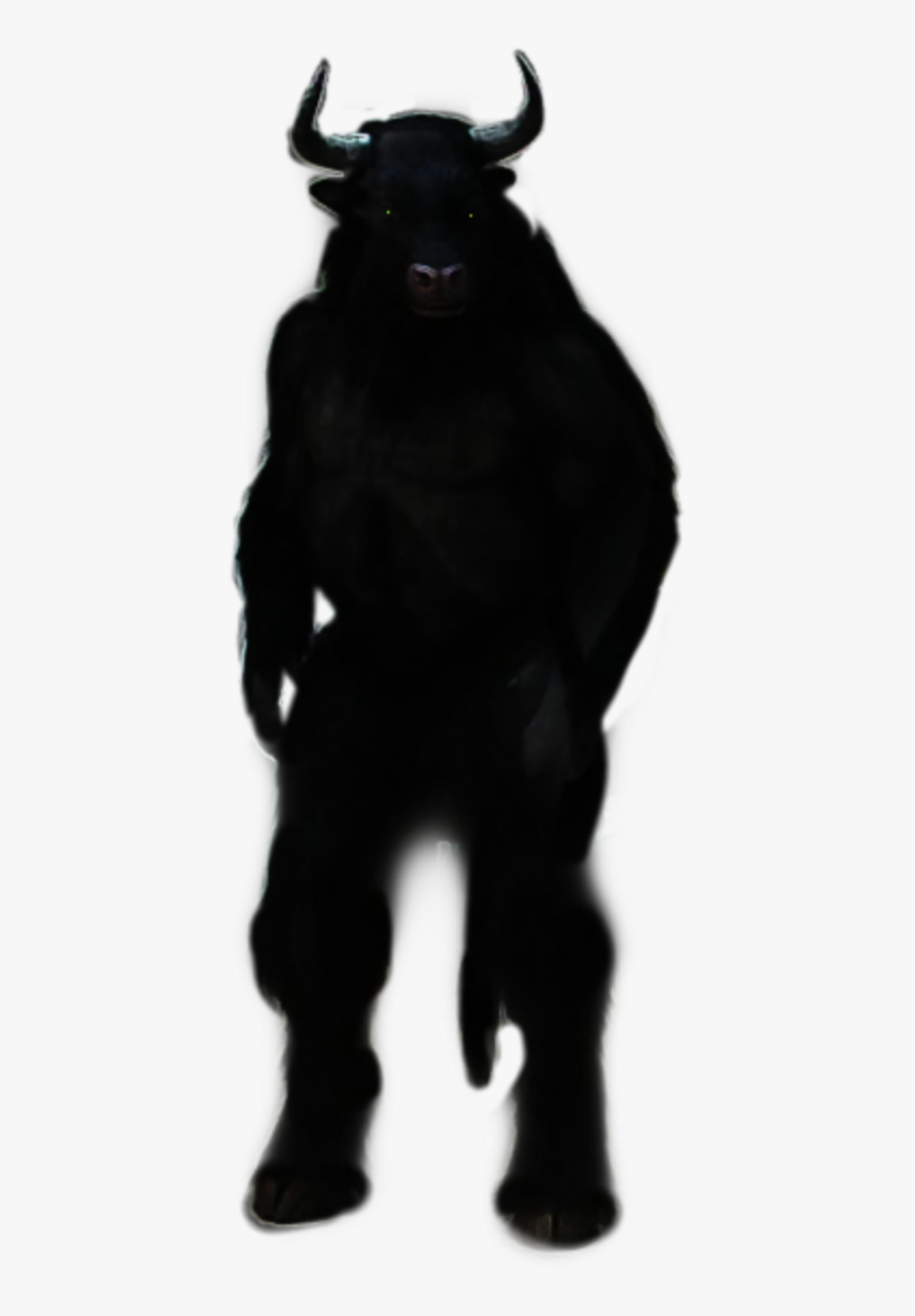 Minotaur Bull Bullman Manbull Beastmode Freetoedit - Cat, Transparent Clipart