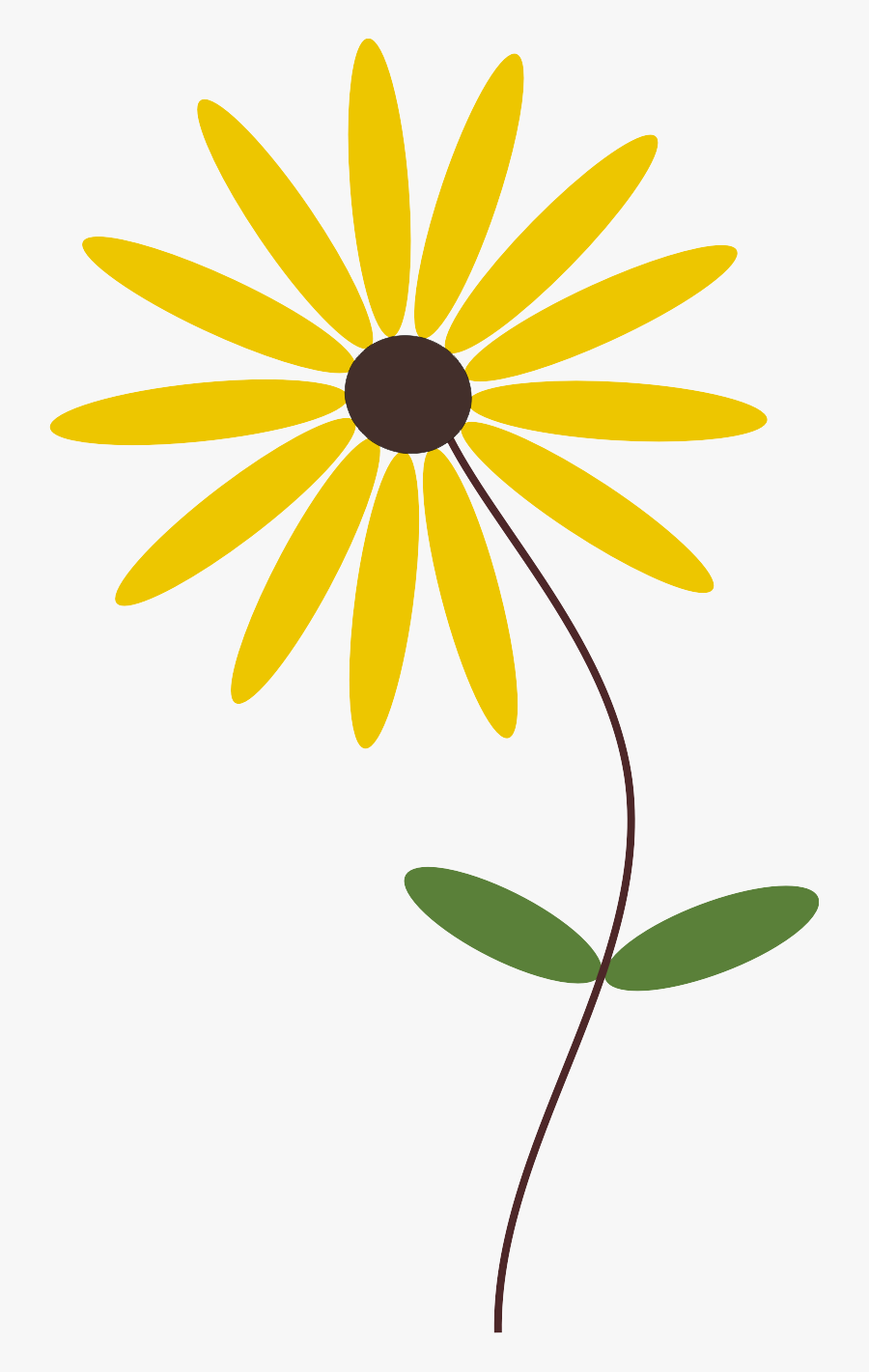 Black Eyed Susan - Margarida Icon Png, Transparent Clipart