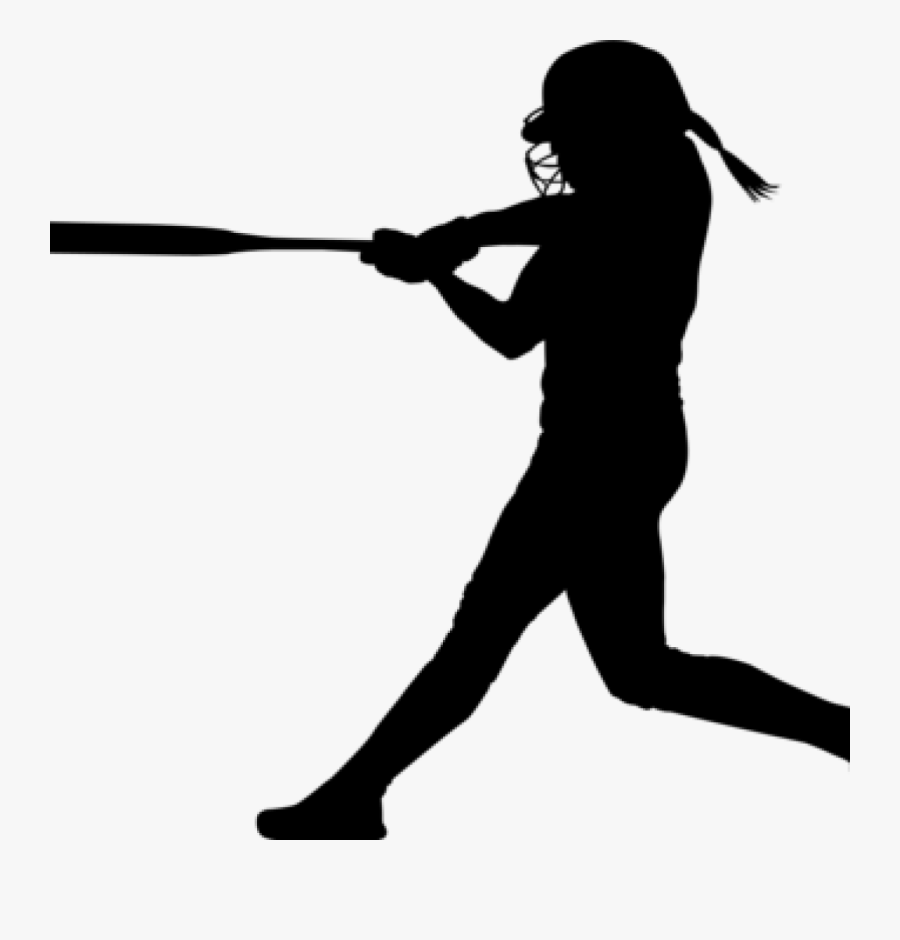 Softball Player Clipart Wedding Clipart Hatenylo - Silhouette Softball Player Clipart, Transparent Clipart