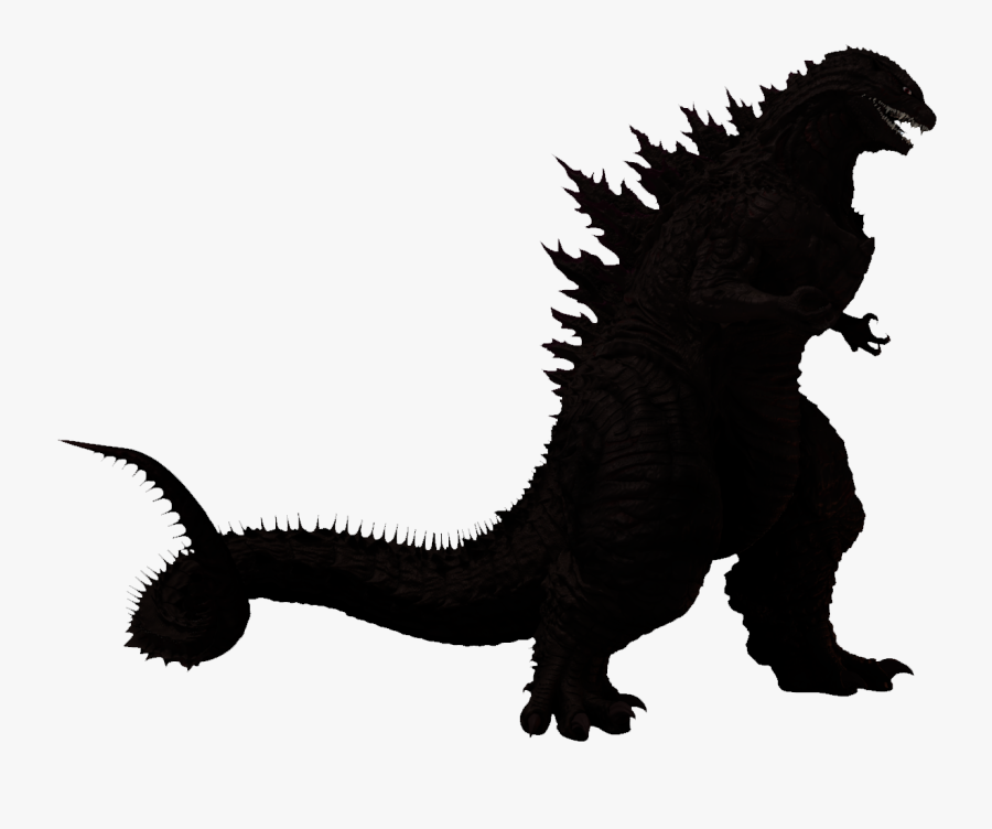 Godzilla Reboot Silhouette Kaiju Clip Art - Godzilla Clip Art , Free Tran.....