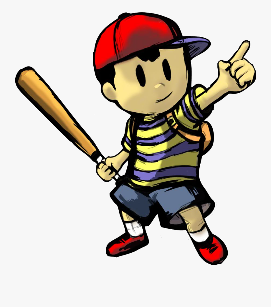 Baseball Clipart Earthbound - Ness Transparent, Transparent Clipart