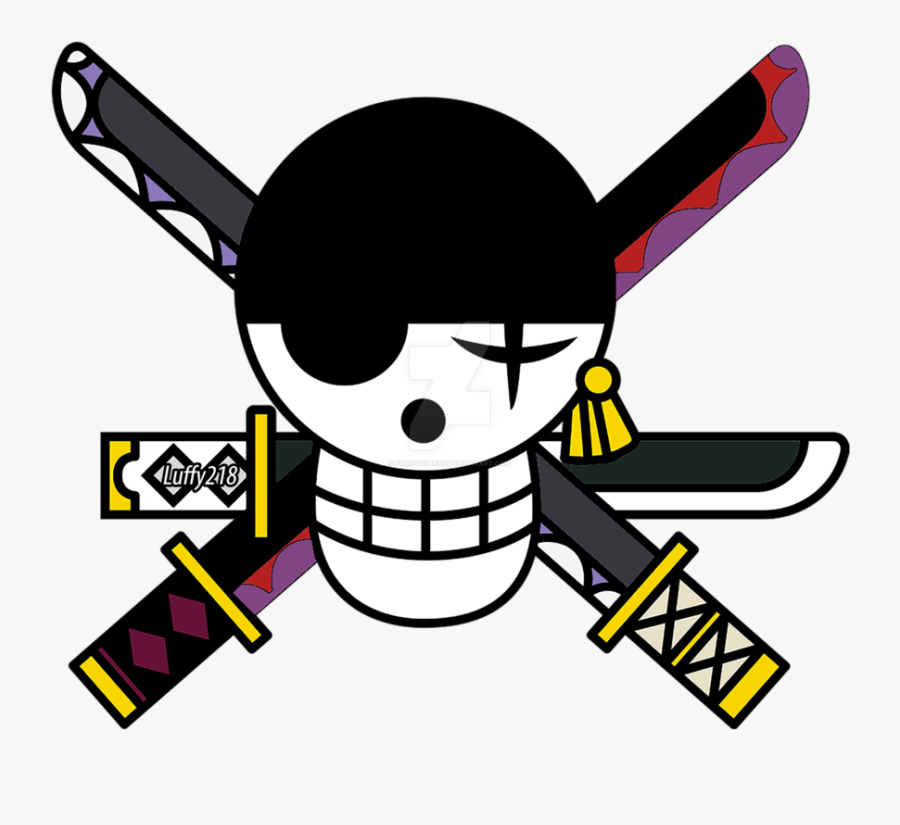 Roronoa Zoro Logo Png Clipart One Piece Zoro Logo Jolly Roger Png ...
