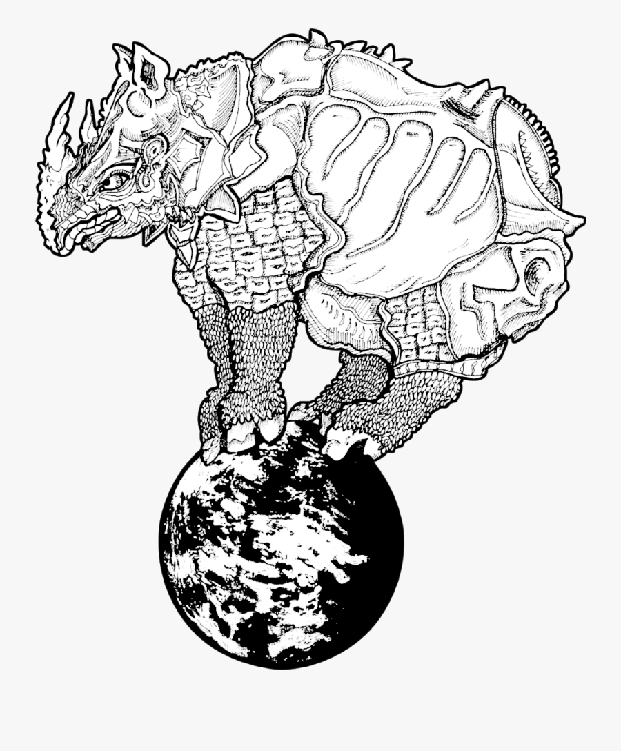 Dinner In The Forest Of Ambergris And Glass, In Idaho - Dürer's Rhinoceros, Transparent Clipart