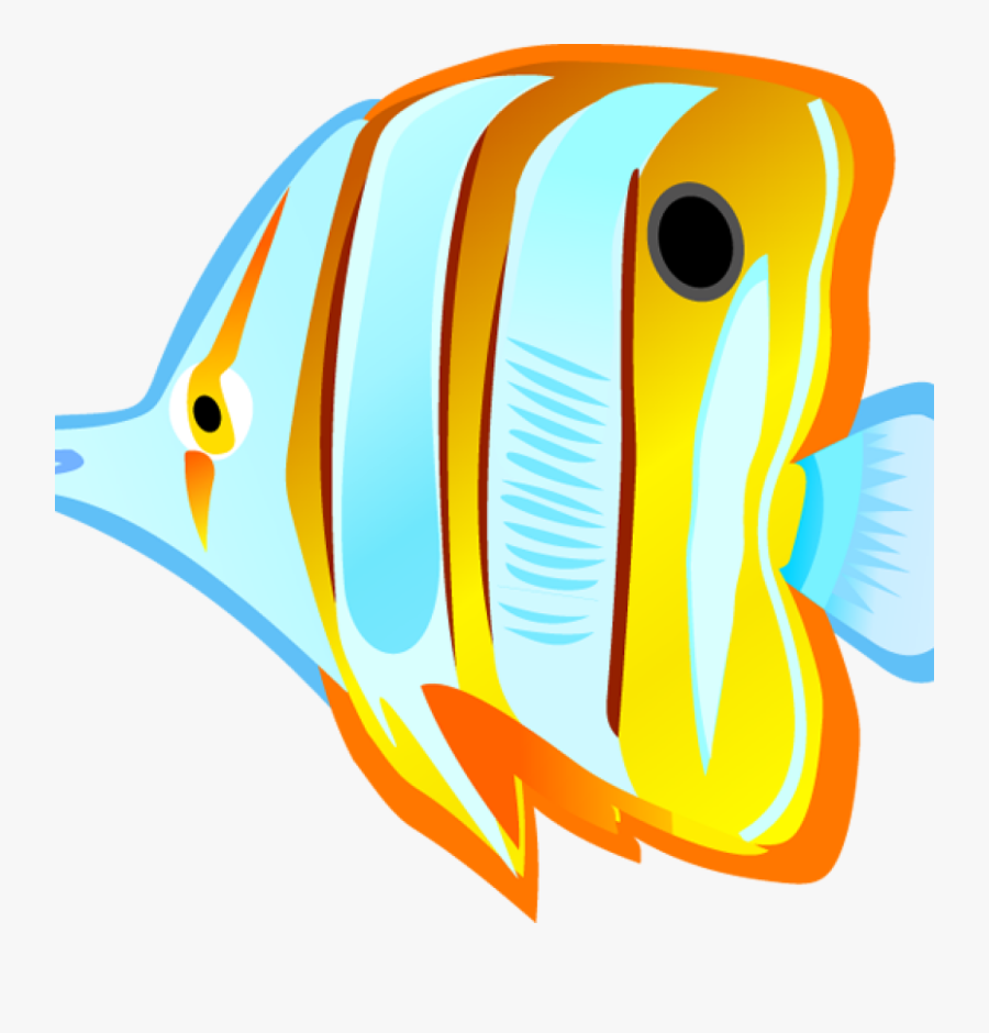 Tropical Fish Clipart Ocean With Fish Clipart Tropical - Fish In The Ocean Clipart, Transparent Clipart