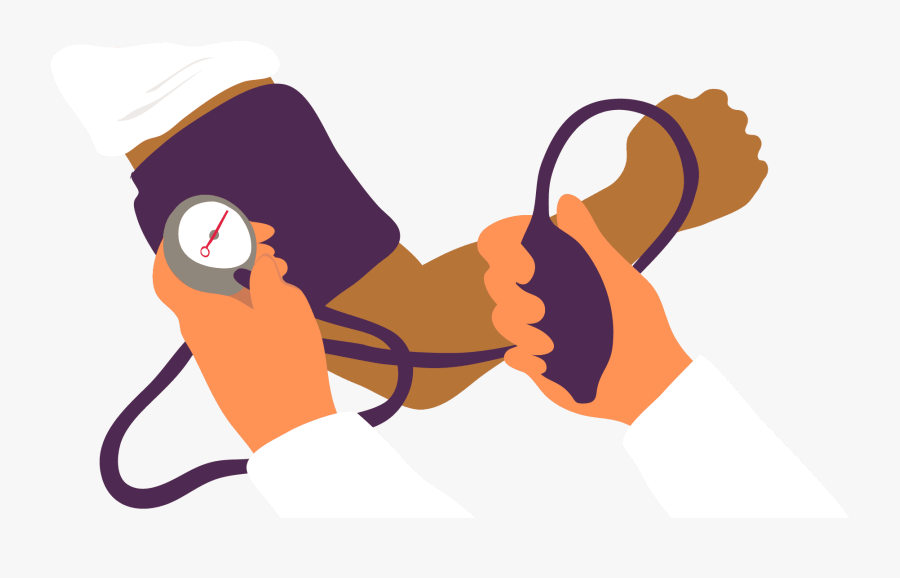 Hypotension Hypertension Blood Pressure - Taking Blood Pressure Clipart