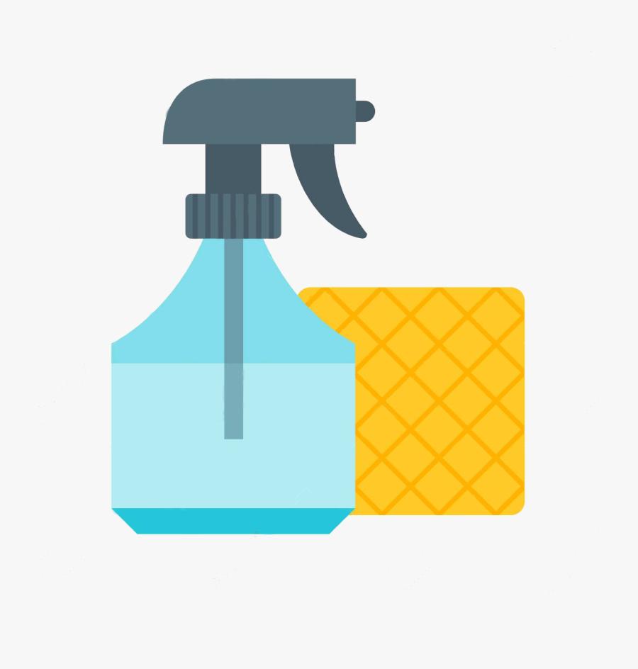 Spray Bottle And Cloth Clip Art , Free Transparent Clipart ClipartKey
