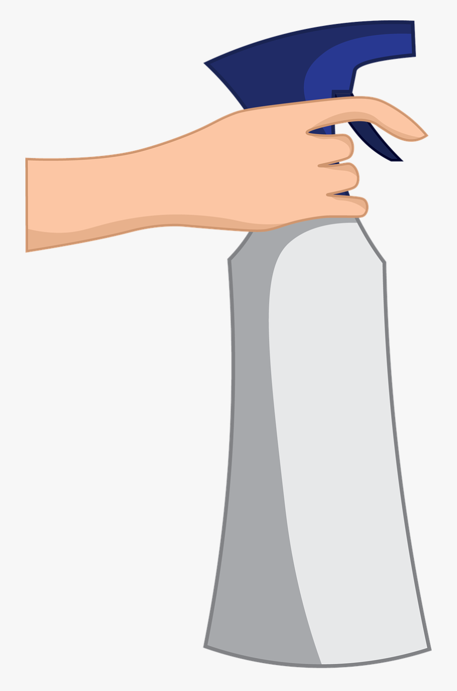 Spray Bottle Png Transparent, Transparent Clipart