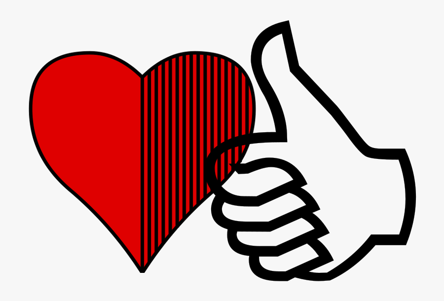 The Ideal Blood Pressure - Thumbs Up Symbol, Transparent Clipart