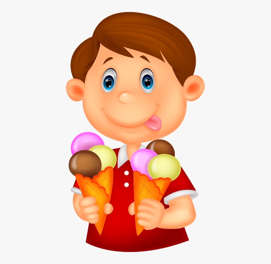 Eating Ice Cream Clipart, Transparent Clipart