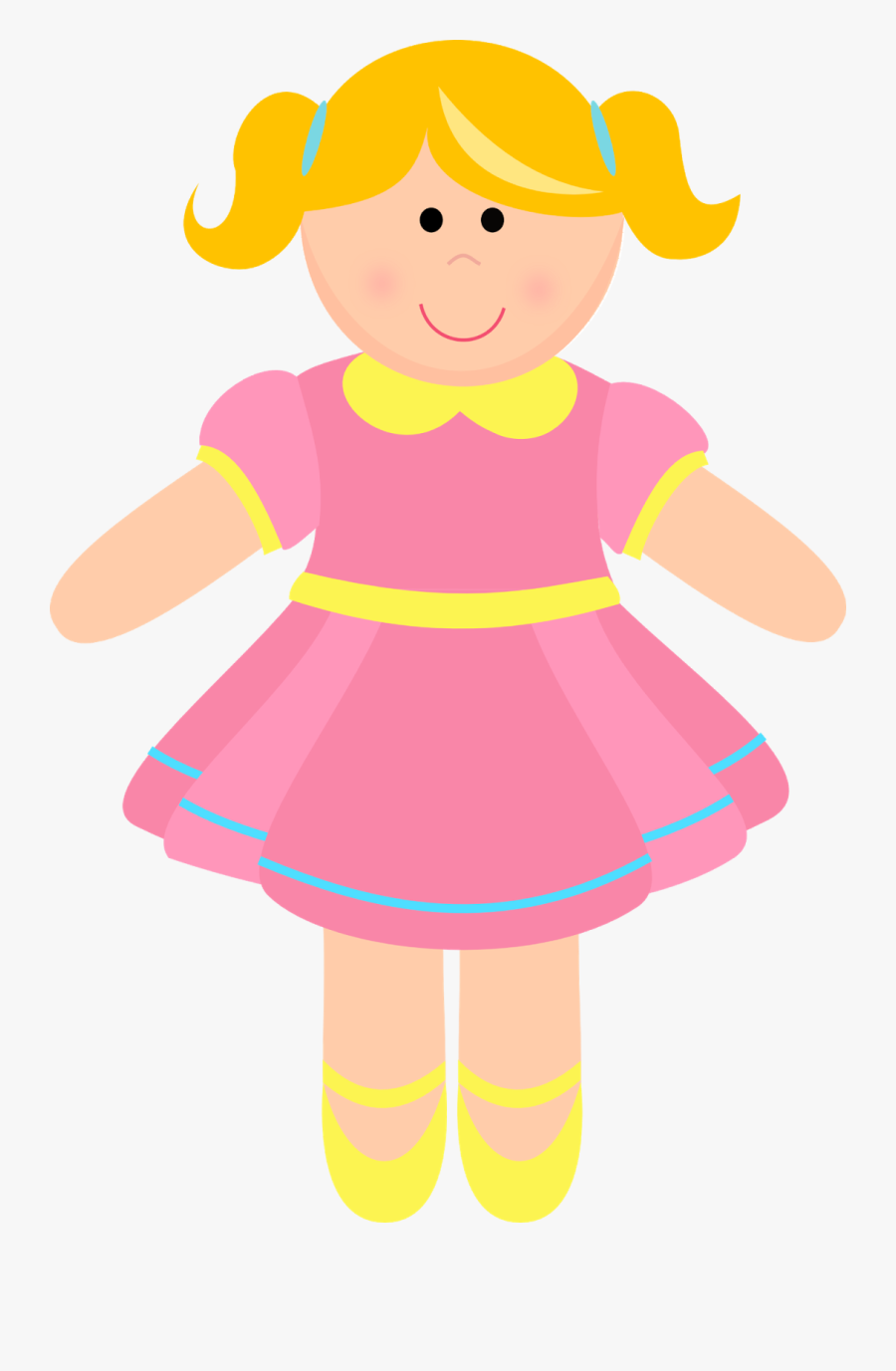 Clipart Moon Afternoon - Desenho De Boneca Png, Transparent Clipart