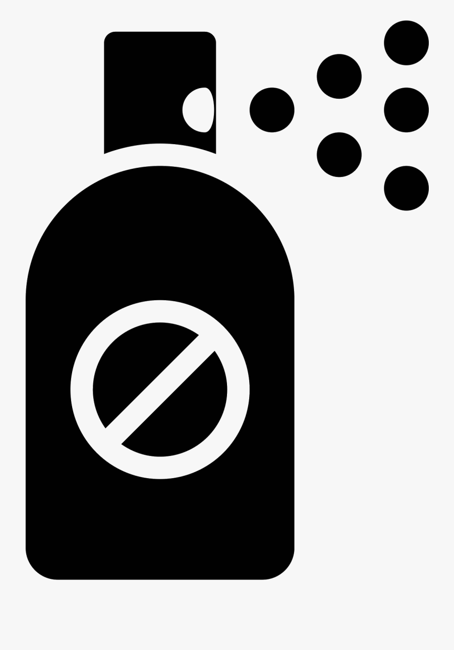 The Deadly Spray Icon Is A Bottle With A Lid On The - Circle, Transparent Clipart