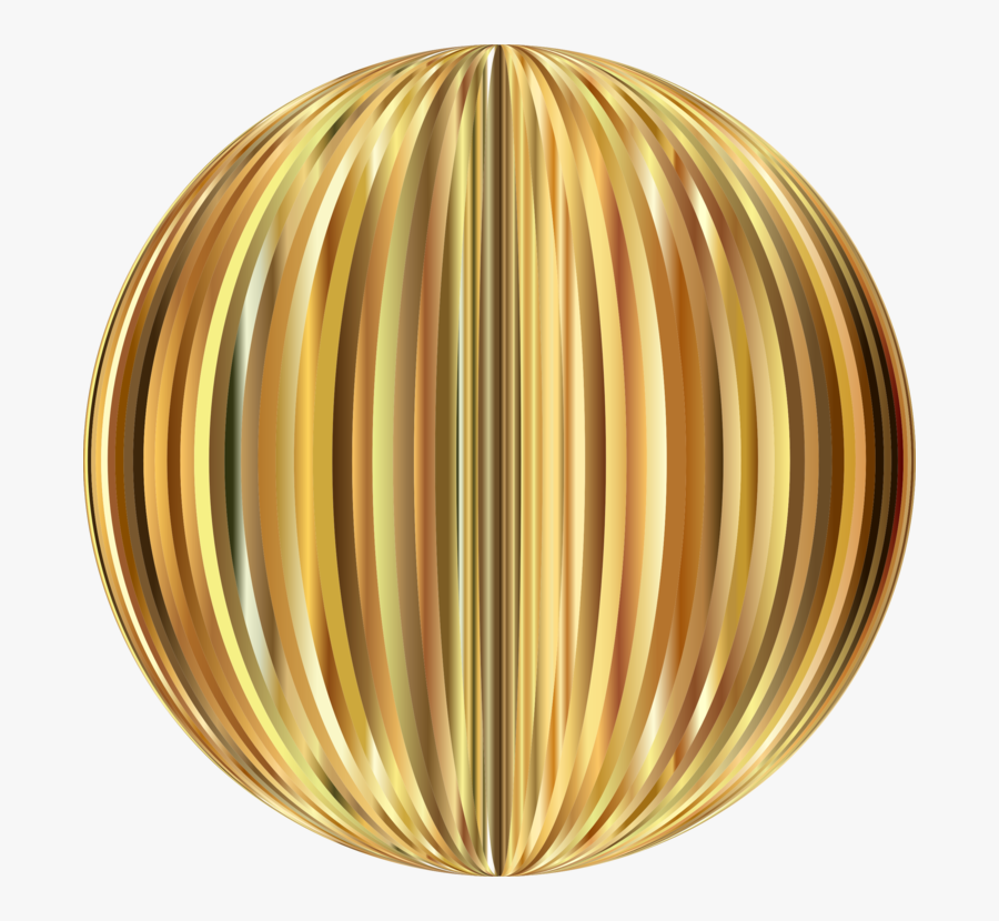 Sphere,brass,metal - Circle, Transparent Clipart