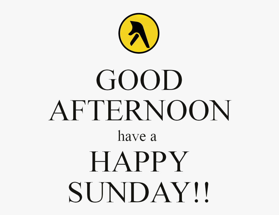 Good Afternoon Happy Sunday - Four Street, Transparent Clipart