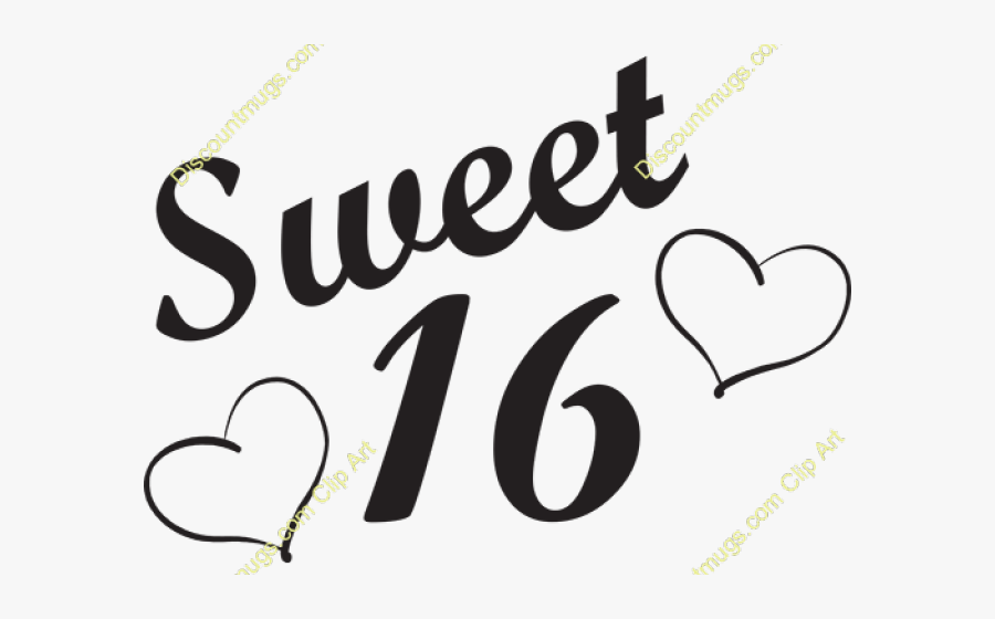 Sweet 16 Clip Art , Free Transparent Clipart - ClipartKey