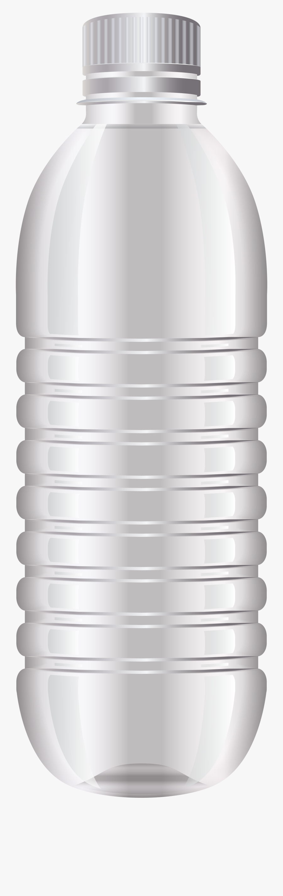 Water Bottle Png Clip Art - Water Bottle Png White Cap, Transparent Clipart