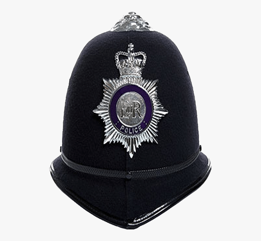British Helmet Transparent Background - Old Fashioned Police Hat, Transparent Clipart