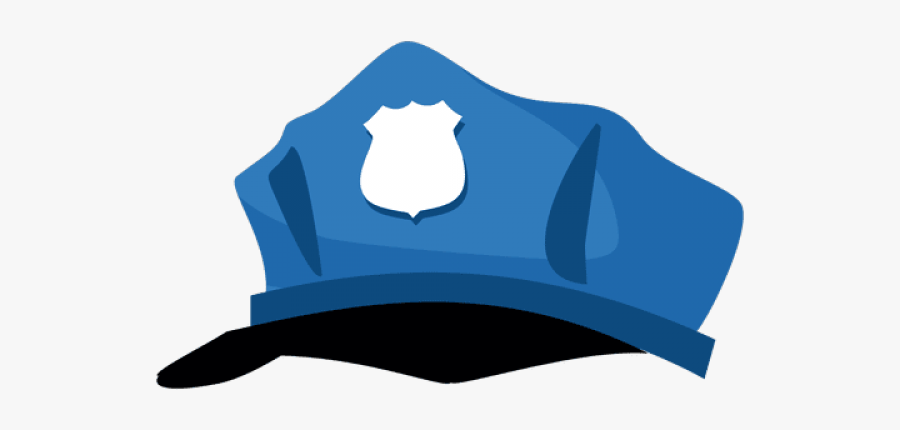 Cartoon Police Hat, Transparent Clipart