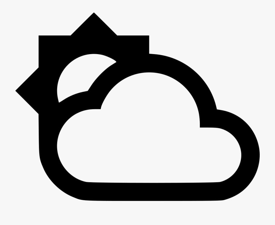 Partly Cloudy - Icon, Transparent Clipart