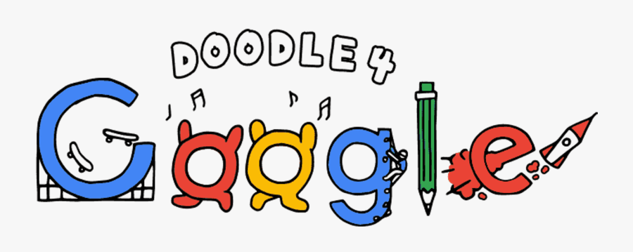 Nba Drawing Doodle - Google Doodle Winners 2018, Transparent Clipart