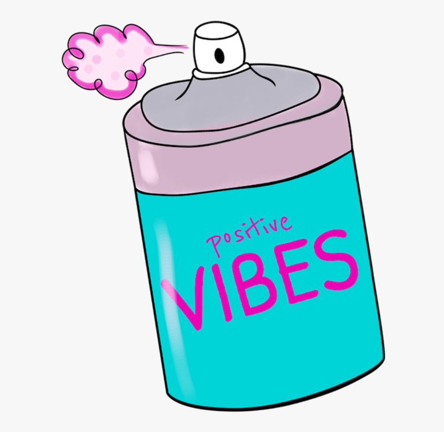 #vibes #pilox #spray #goodvibes #positivevibes #tumblr - Spray For Positive Vibes, Transparent Clipart