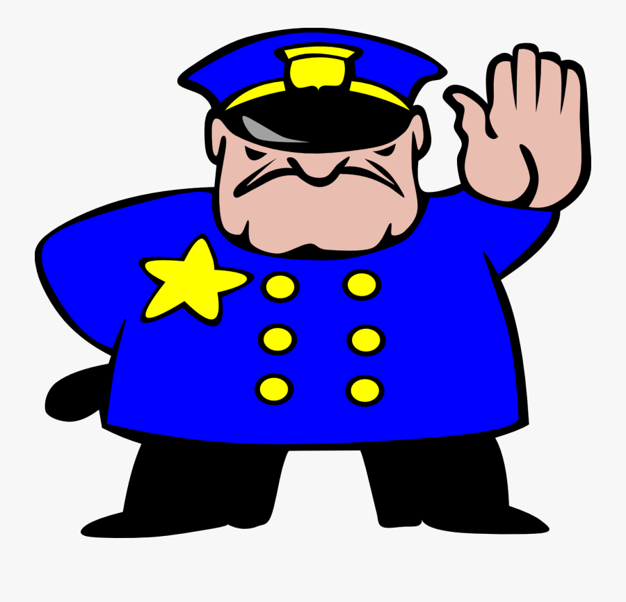Clipart Of Restriction, Stopped And Fluid - Say No To Crime, Transparent Clipart