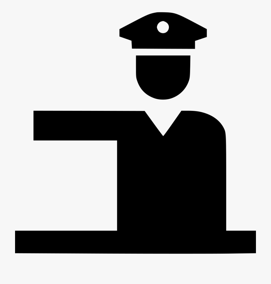 Police Border Checkpoint - Security Check Point Logo, Transparent Clipart