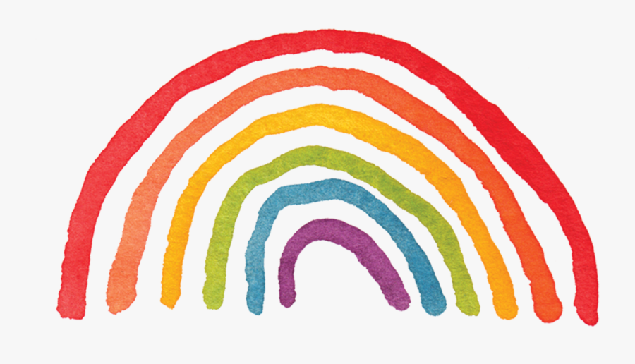 Skateboard Clipart Doodle - Marc Johns Rainbow, Transparent Clipart