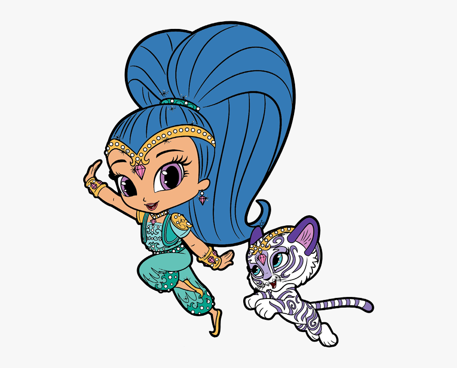 Shimmer And Shine Shine And Nahal, Transparent Clipart