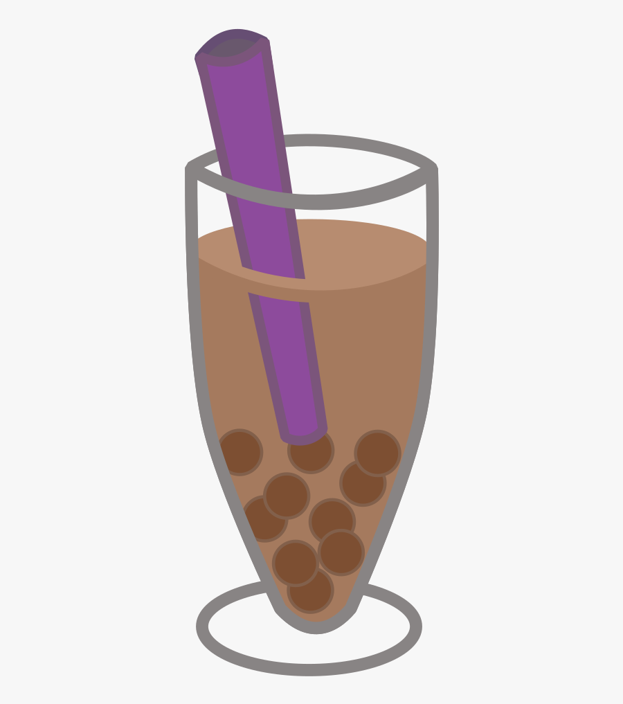 Bubble Tea In A Cafe - Champagne Stemware, Transparent Clipart