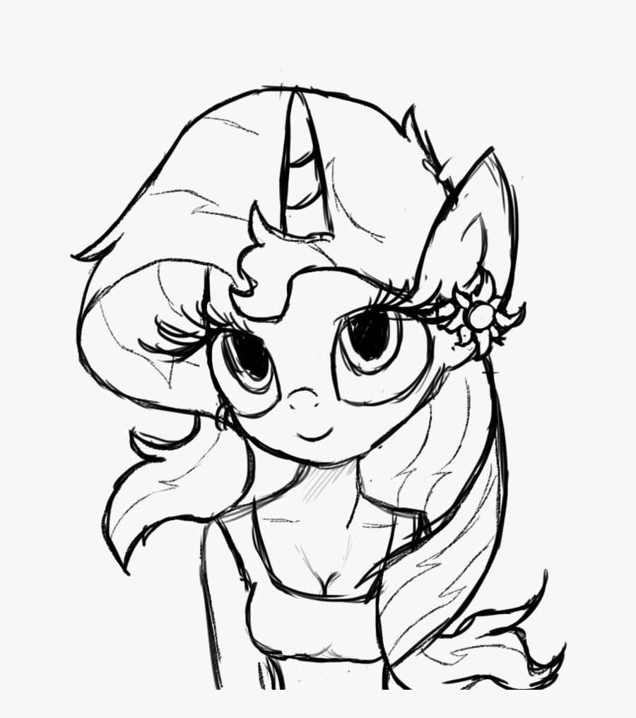 Image - Equestria Girl Coloring Pages Sunset Shimmer, Transparent Clipart
