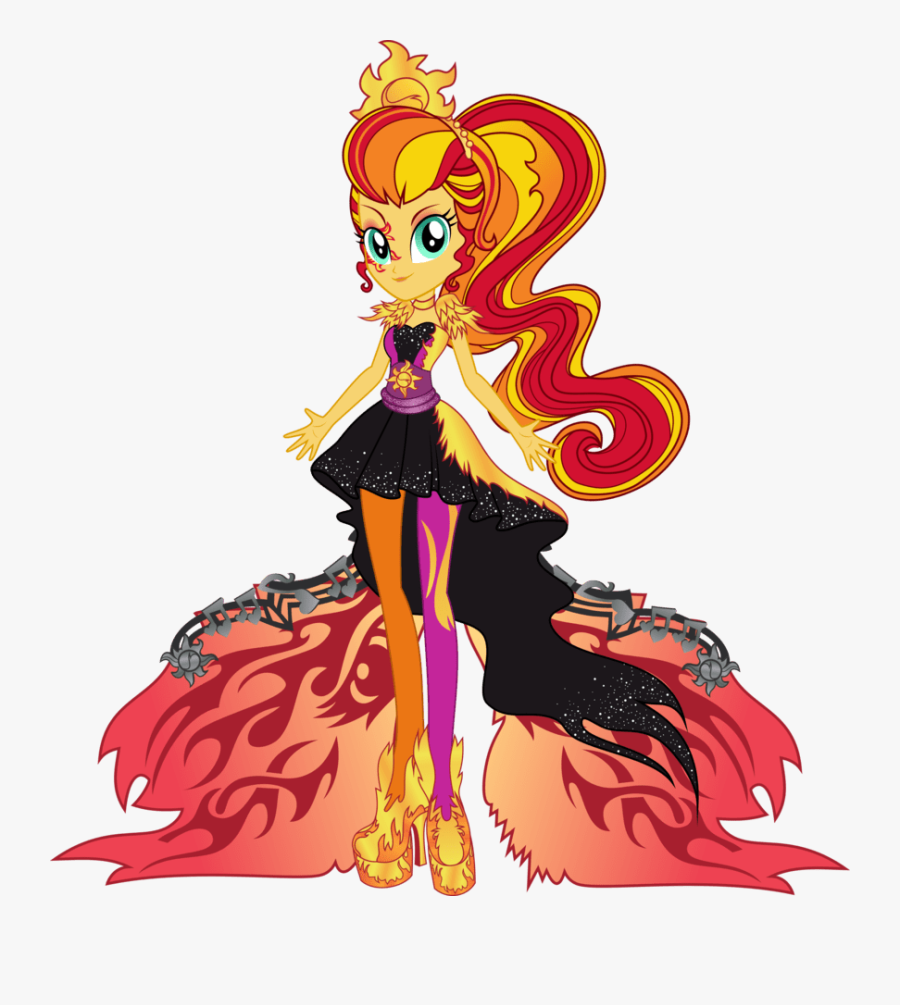 Transparent Shimmer And Shine Clipart - My Little Pony Girl Sunset Shimmer, Transparent Clipart