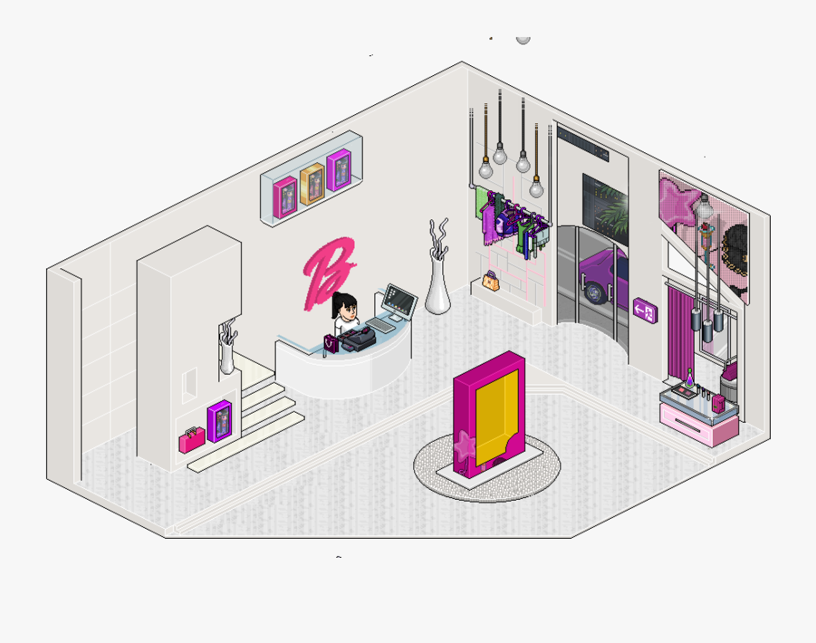 Habbo Barbie, Transparent Clipart
