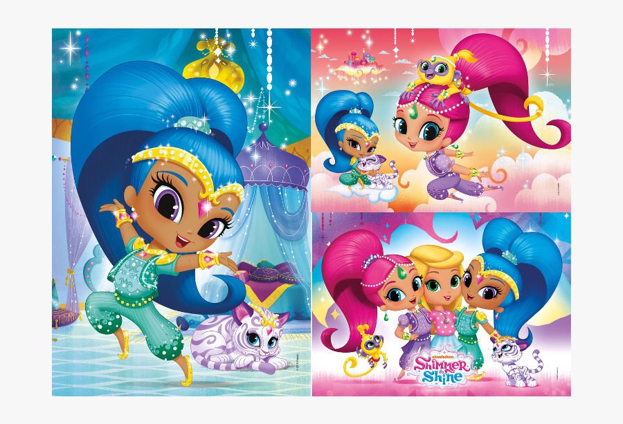 Buy Puzzle Clementoni Shimmer And Shine 25218 Elkor - Puzzle Shimmer I Shine, Transparent Clipart