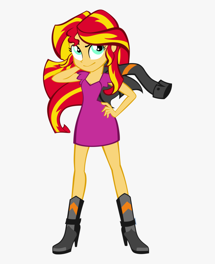 Shimmer Vector - Sunset Shimmer Equestria Girl Good, Transparent Clipart