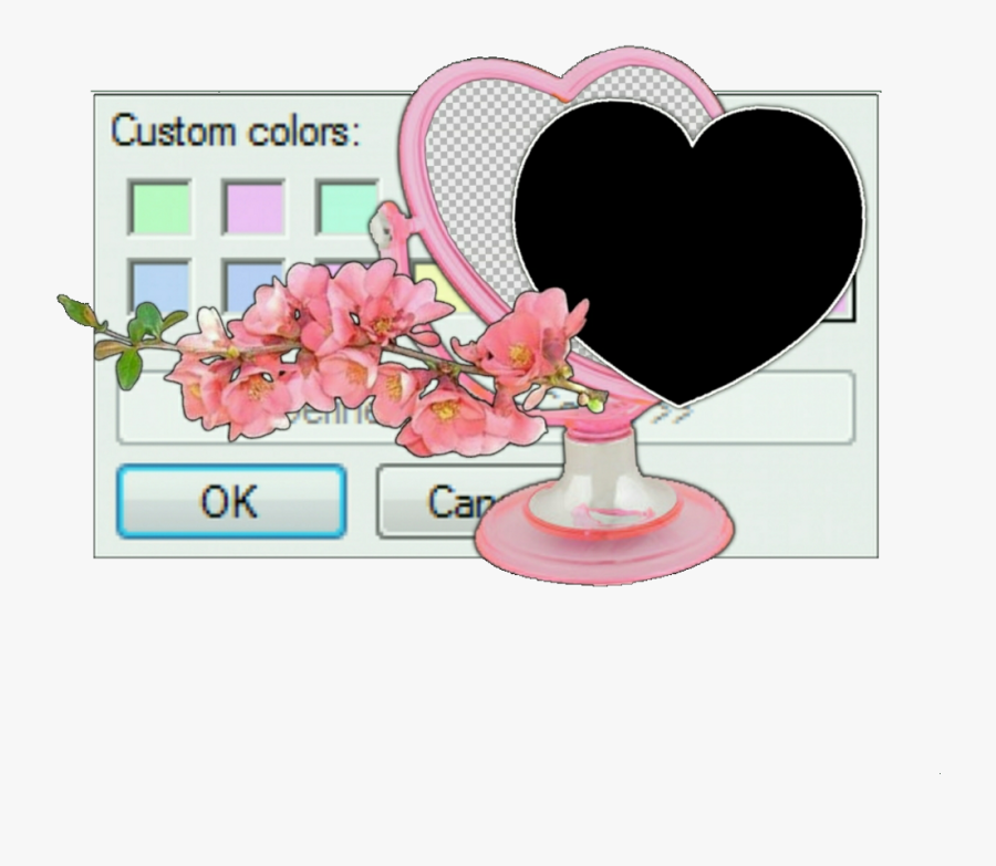 Clip Art Pastel Filter - Heart, Transparent Clipart