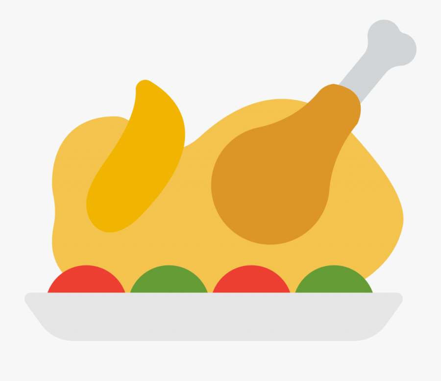 Turkey Dinner Vector Clipart - Dinner Vector Png , Free Transparent