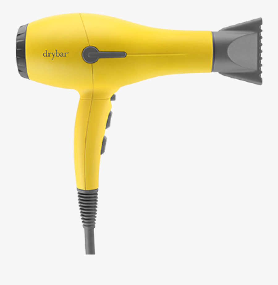 Drybar Yellow Blow Dryer, Transparent Clipart