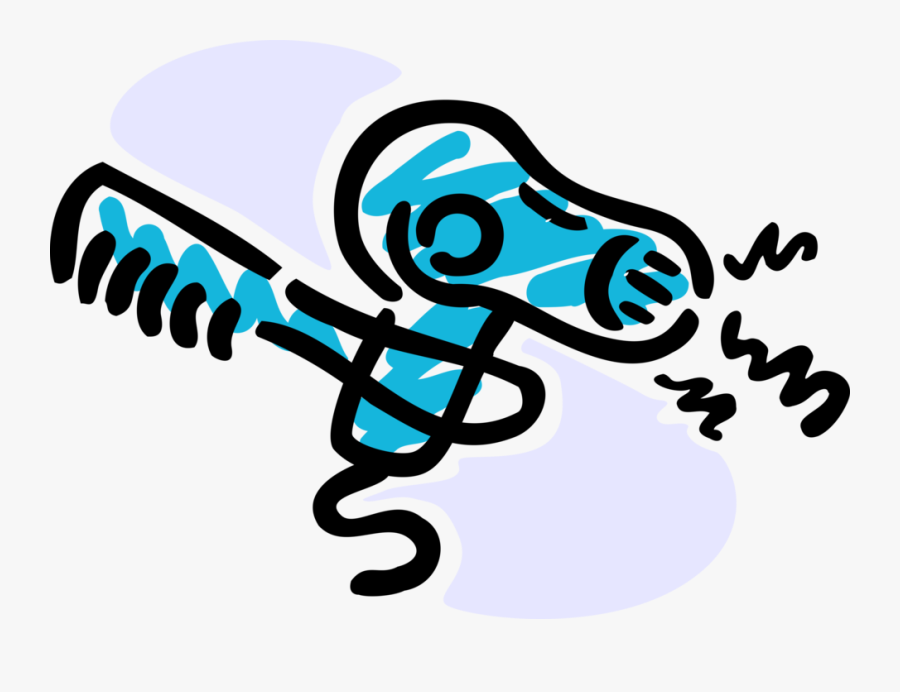 Blow Dryer Clipart Vector - Hair Dryer And Water Illustration, Transparent Clipart
