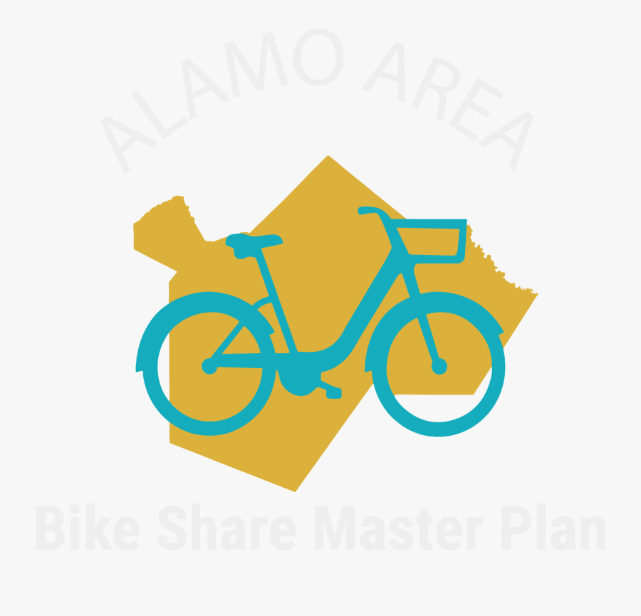 Alamo Area Bike Share Master Plan Logo - Bicycle, Transparent Clipart
