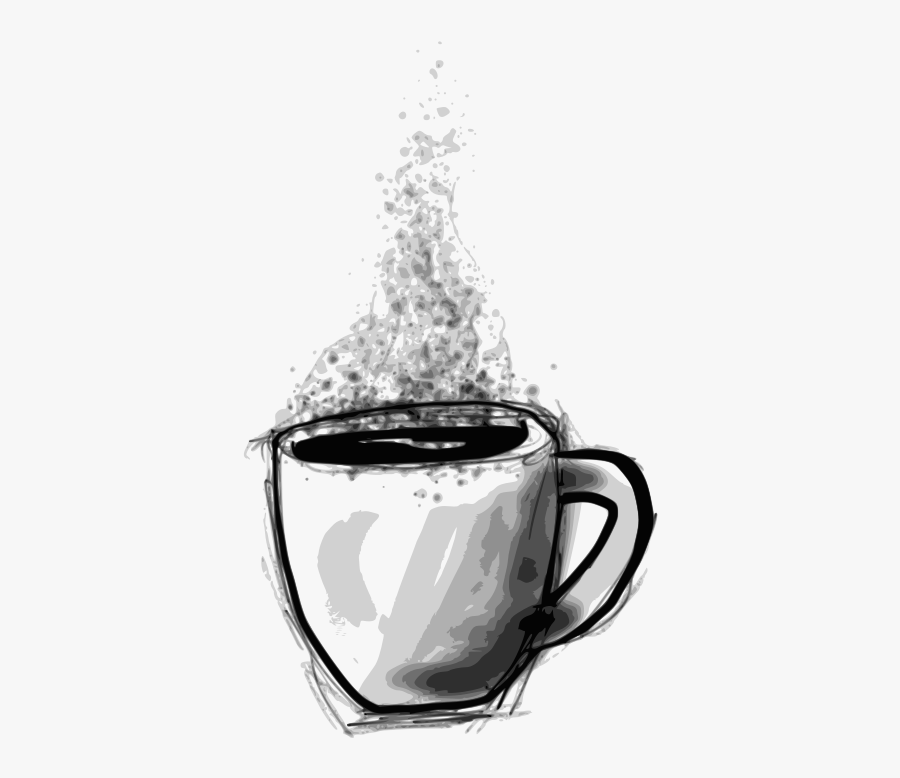 Coffee Mug Sketch Png, Transparent Clipart
