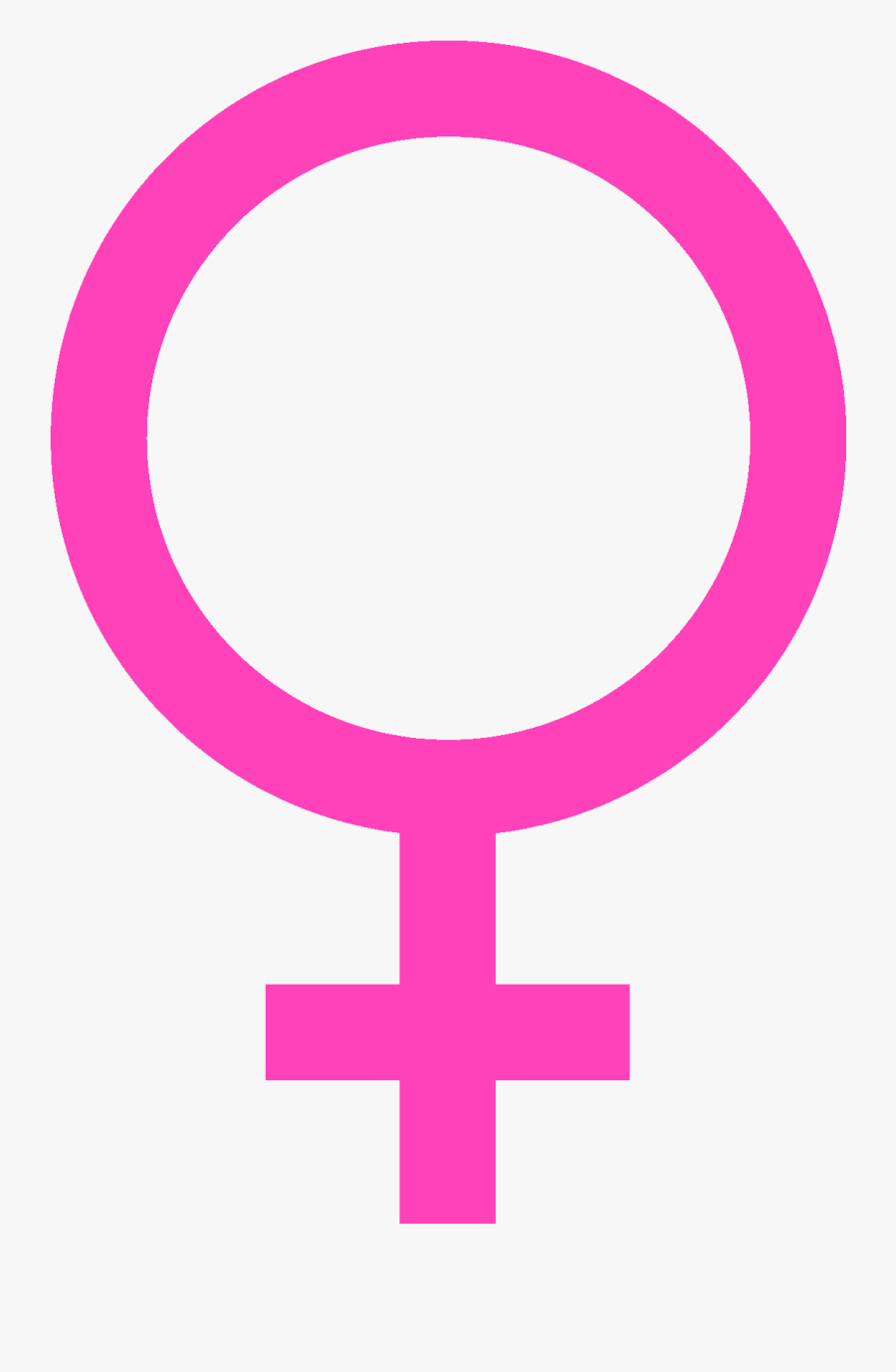 Blow Dryer Clipart Pink Hair Brush - Pink Female Symbol Transparent, Transparent Clipart