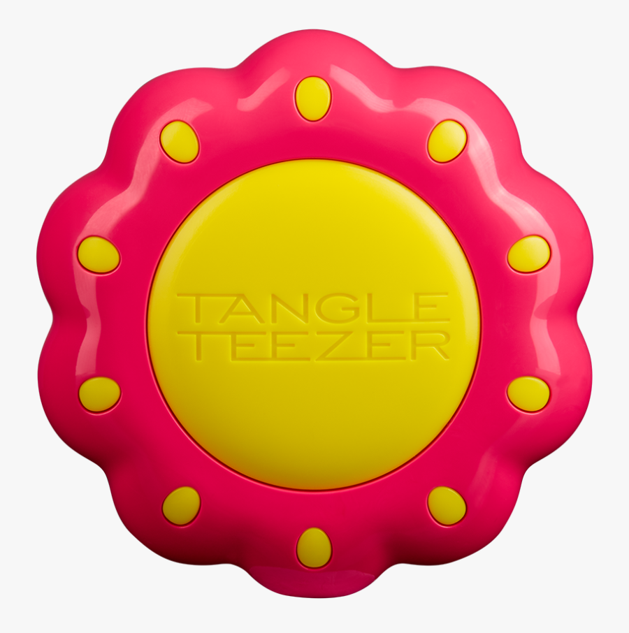 Pink Sunshine Kids Hairbrush - Tangle Teezer Flower Png, Transparent Clipart