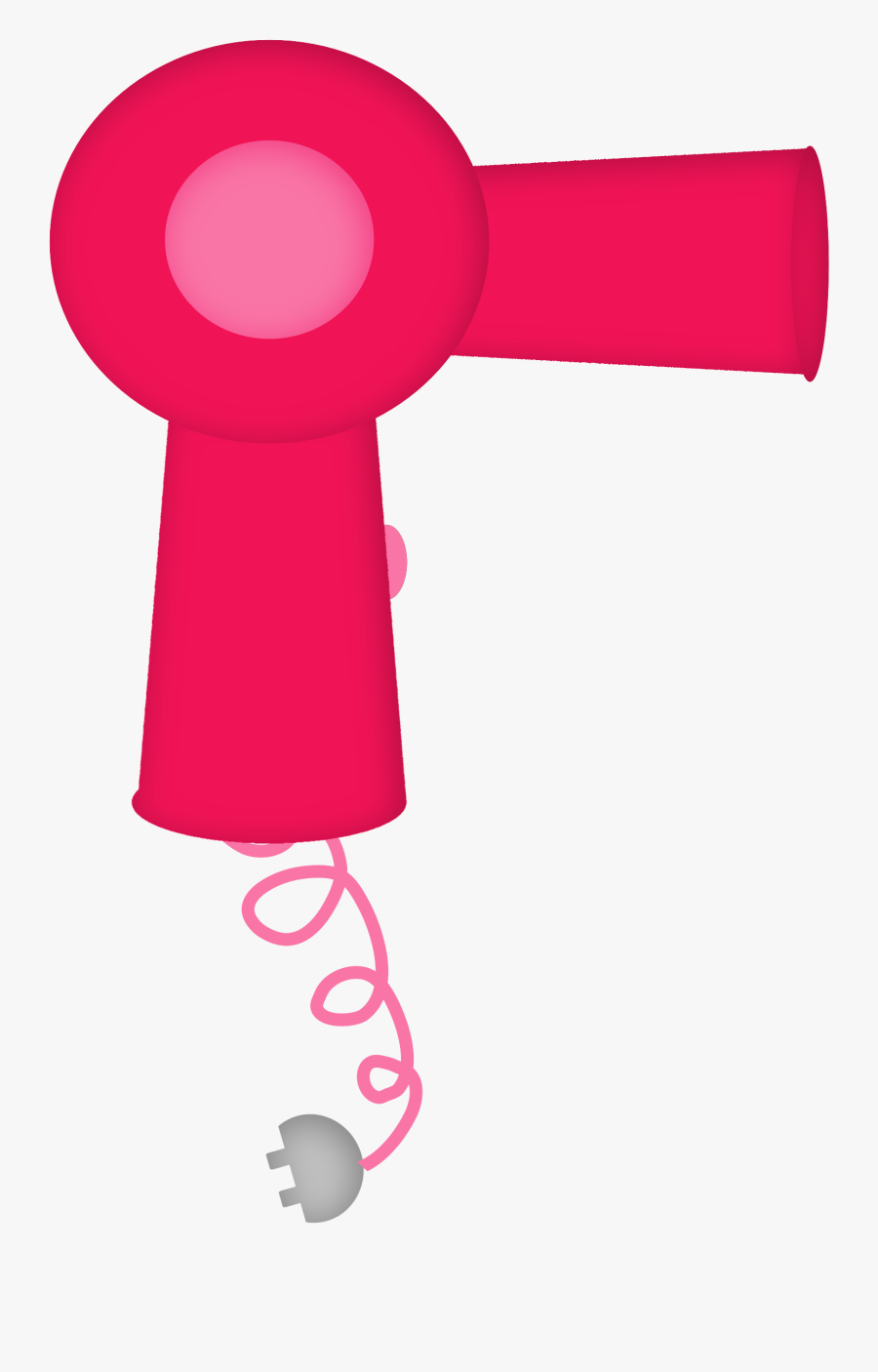 Pink Blow Dryer Clip Art, Transparent Clipart