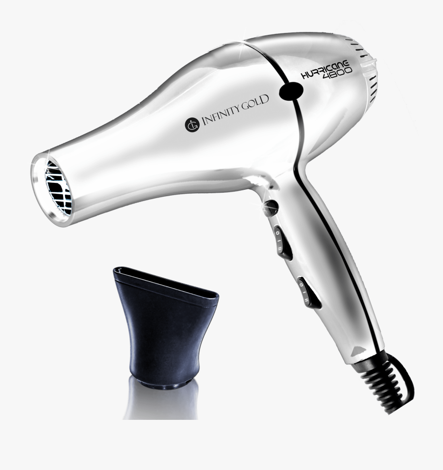 Hair Dryer Png Transparent - Hurricane 4800 Blow Dryer, Transparent Clipart