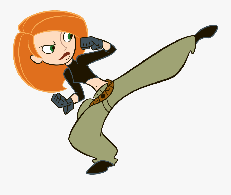 Kim Possible Leg Move Transparent Png - Kim Possible Sticker, Transparent Clipart