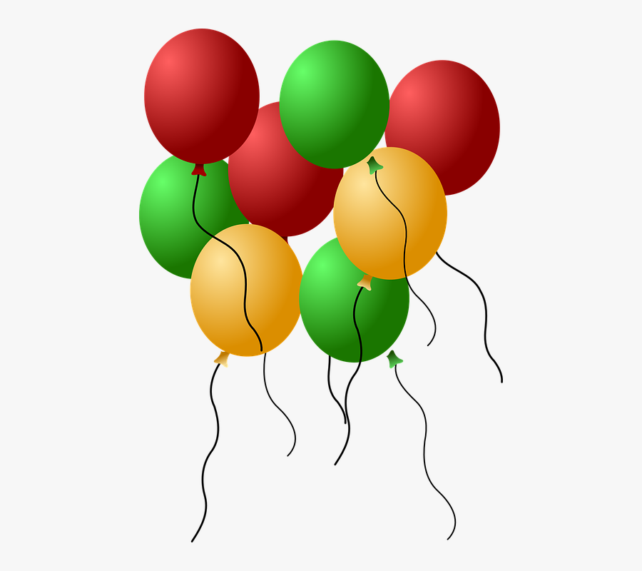 Bunte Luftballons Clipart - Bóng Bay Vector, Transparent Clipart